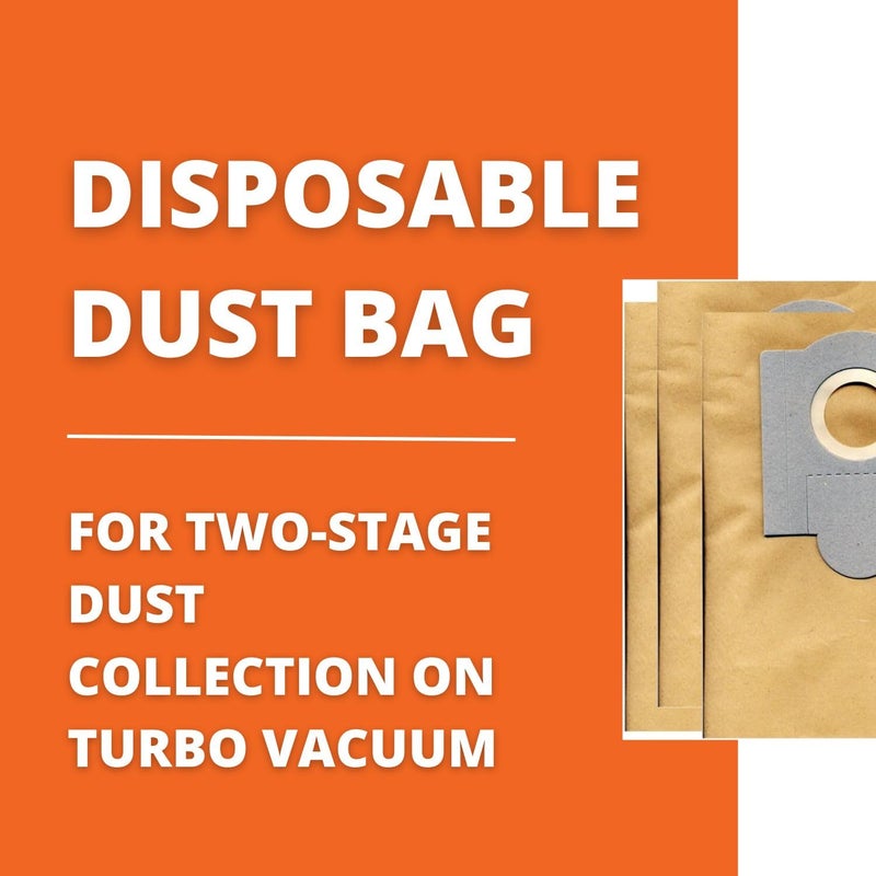 Fein Disposable Dust Bag for Two-Stage Dust Collection on Turbo Vacuums - 3-Pack - 69908195016 - Image 2